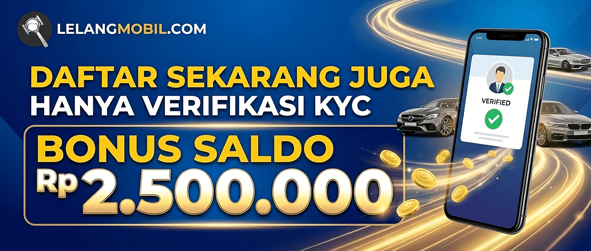 Bonus KYC Rp 2.500.000 - Daftar Sekarang