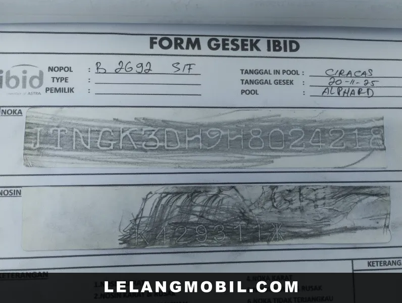 TOYOTA ALPHARD - View 9