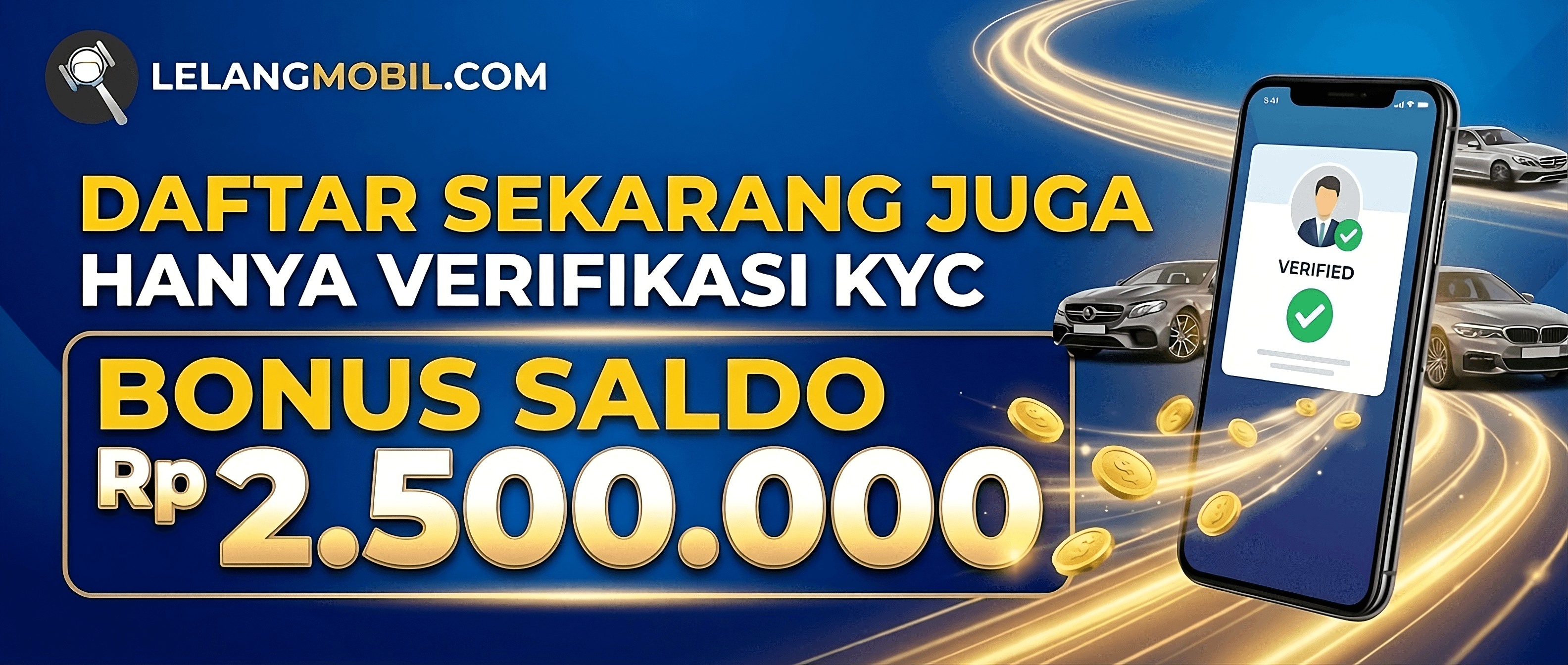 Bonus KYC Rp 2.500.000 - Daftar Sekarang